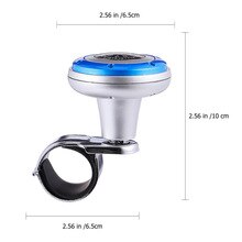 Accessory Steering Wheel Knob Blue Handle Replacement Spinner Universal