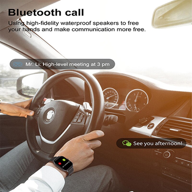 UTELITE DT35 + Clever Uhr Männer Frauen 1,75 zoll Bildschirm Bluetooth Anruf IP67 DT35 Plus Uhren EKG PPG Fitness Tracker PK P8 Plus p9