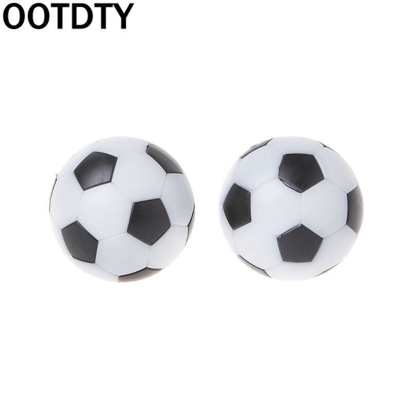 Pelota de fútbol de mesa de resina, juguete educativo de 32mm y 36mm para juegos de interior, 2 uds.: 36mm