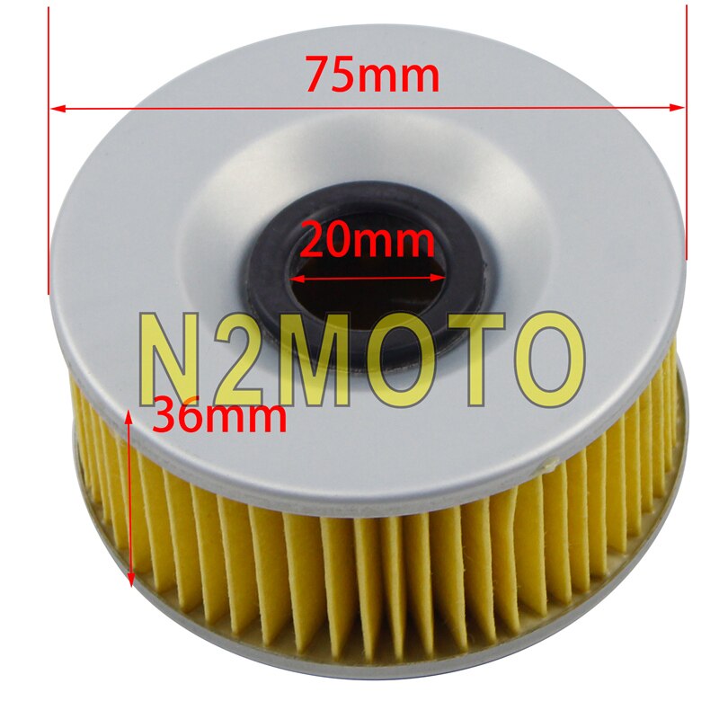 1 Pcs Motor Olie Filter Voor Yamaha XS250 FZ400 FZR400 XJ400 XS400 XJ550 FJ600 FZ600 FZR600 XJ600 YX600 XJ650 XJ700 XJ900 Geel