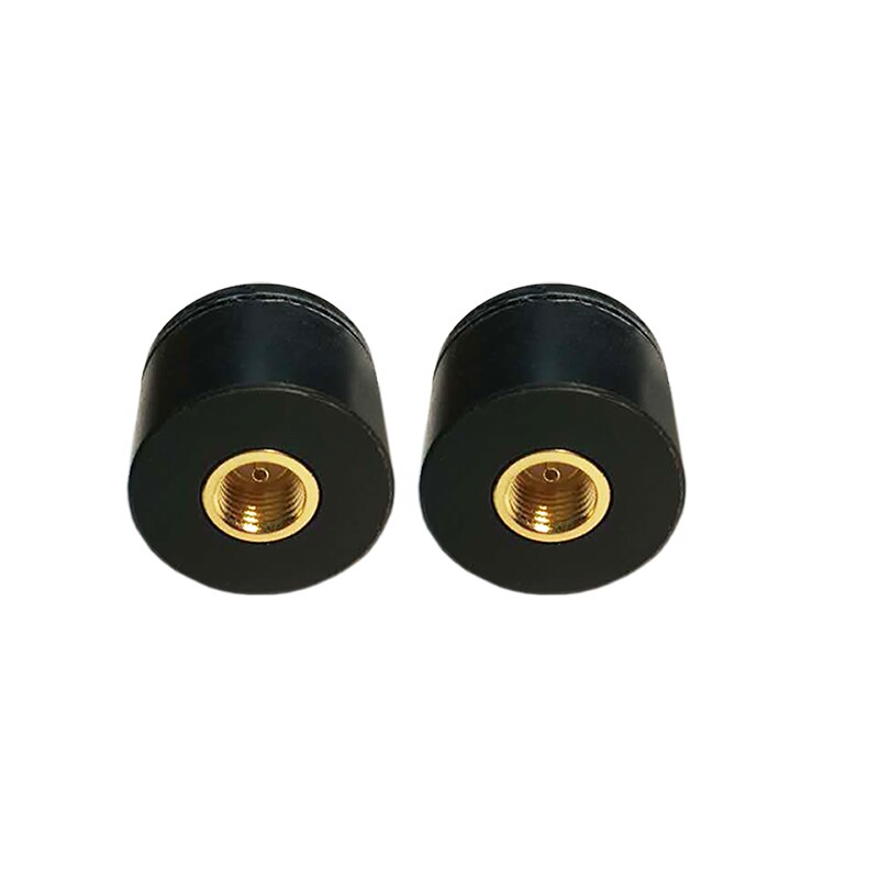 Antenne à dents bleues 3dbi Gain, connecteur omnidirectionnel, trou intérieur pour Modem, adaptateur USB, Booster de Signal, répéteur Wifi Zigbee: Black-2pcs