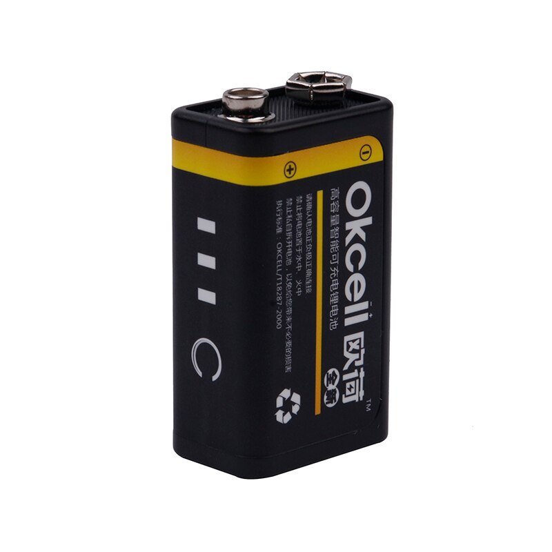 OKCELL 9V Rechargeable Battery 800mAh USB Portable OKcell Micro USB Batteries For RC Helicopter Model Microphone Bateria