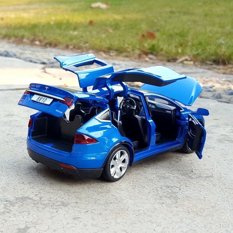 Trasporto Libero New1:32 Tesla MODELLO X MODEL3 In Lega Modello di Auto Giocattoli Pressofusi E Veicoli Auto giocattolo Del Capretto Giocattoli Per I Regali Dei Bambini Toy Boy