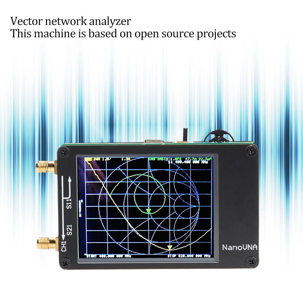Hugen NanoVNA Vector Network Antenna Shortwave Analyzer MF HF VHF UHF Genius Antenna Analyzer Built-in Battery