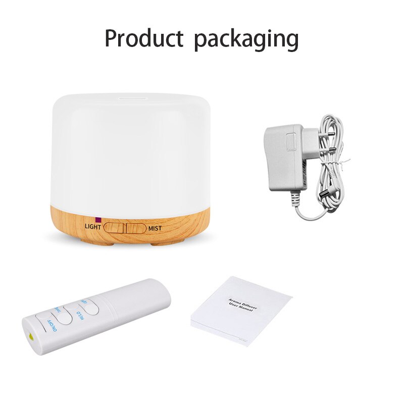 200ML USB Aroma Essential Oil Diffuser Ultrasonic Cool Mist Humidifier Air Purifier Strong Fog LED Night light for Office Home