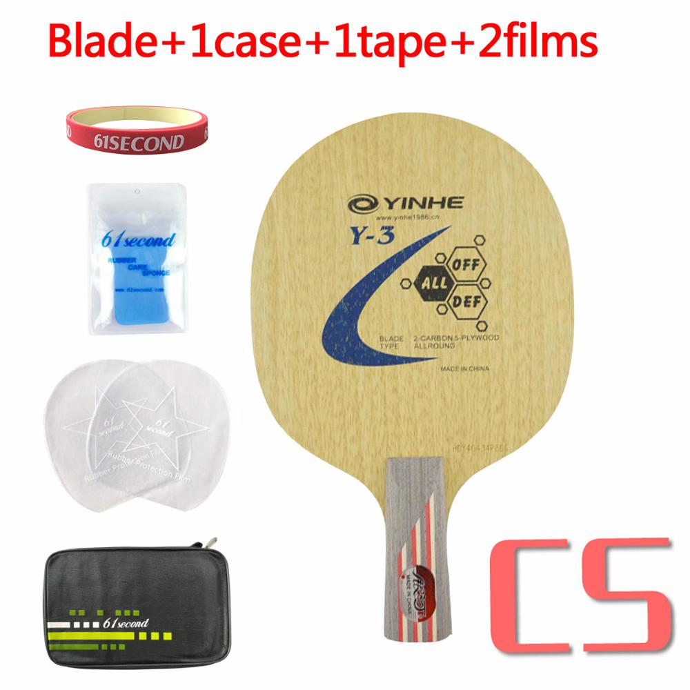 Yinhe Melkweg Y-3 Y3 Y 3 Tafeltennis Pingpong Blade: CS with F 1 case