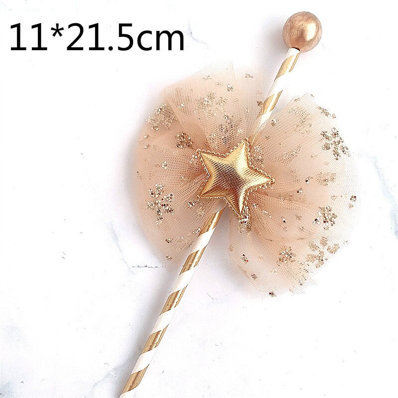 Happy Birthday Cake Topper Prince Princess Party Favors Decoration Supplies Baby Shower Decorations Cake Decorating Tools: C