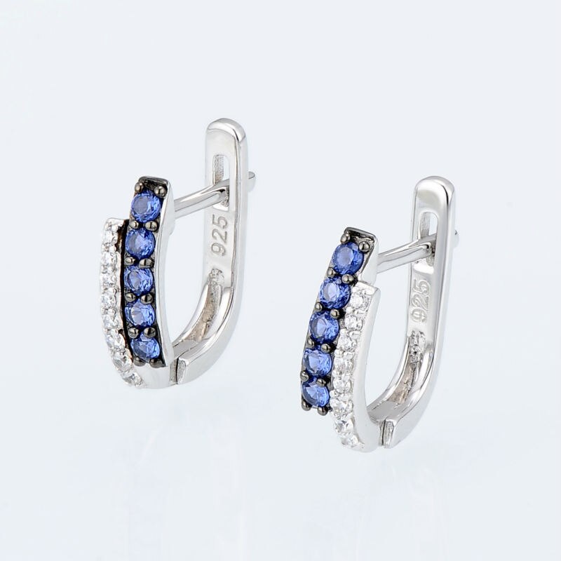 Santuzza Zilveren Oorbellen Voor Vrouwen 925 Sterling Zilveren Oorbellen Zilveren 925 Met Stenen Zirconia Brincos Sieraden
