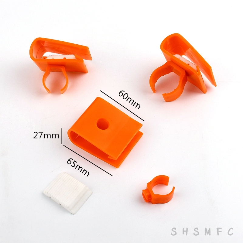 2~30 PCS T5 T8 T4 PVC Pipe Clamps Lamp Clamp Aquarium Water Tube Support Fitting Rotary Water Pipe Clamp for Fish Tank Tie Bar