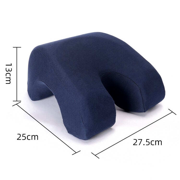 Nap Pillow Slow Rebound Memory Foam Breathable Lunch Break Pillow Travel Office Table School Desk Sleeping Pillow: A