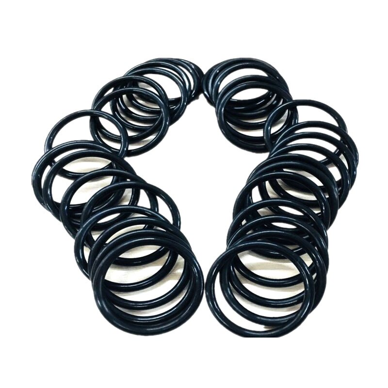 100 Stuks Zwart Nitril butadieen "O" Type Afdichting Rubber Ring Pakkingen 4.5/5/5.5/6 /6.5/7/8/9/10/11/12/13/* 1 MM