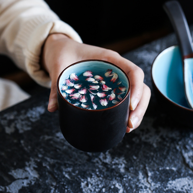 Japanse Keramische Rijstkom Bone Schotel Lepel Thee Cup Restaurant Set Moderne Home Snack Dessert Sushi Schotel Hotel Huishoudelijke Servies