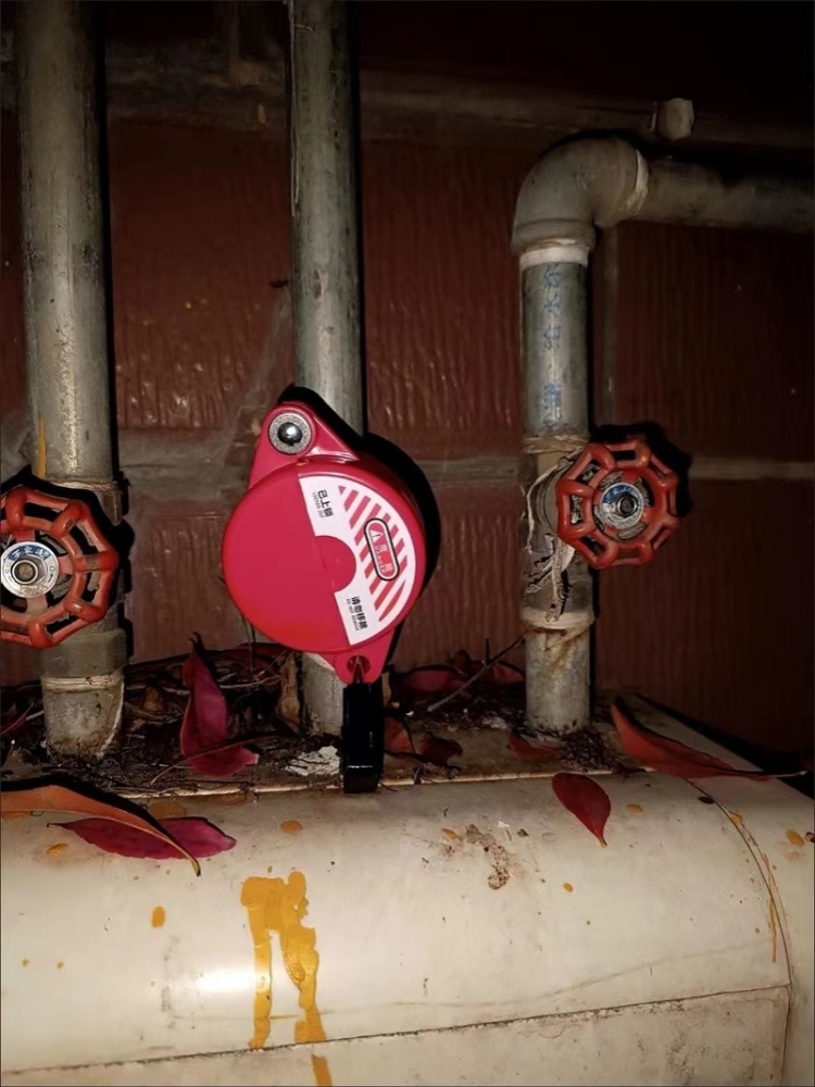 1-2.5 Inch Master Lock Rotating Gate Valve Lockout Tank Gas Bottle Ball Valve Safety Locks CYLINDER Tank Lockout