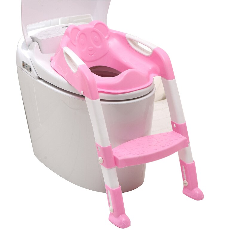 2 farver babypotte træningssæde børnespotte med justerbar stige spædbarn baby toilet sæde toilet træning foldesæde: 02
