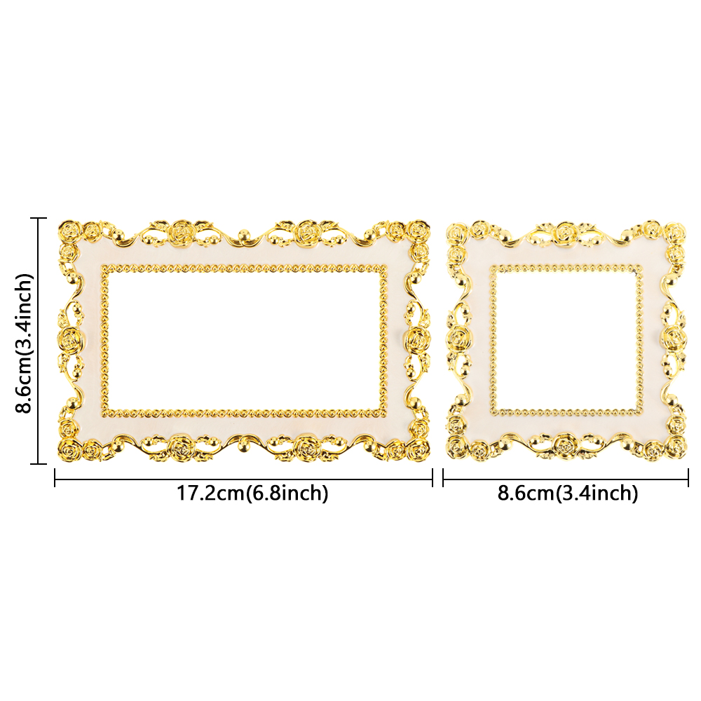 Rose Rand Licht Schakelaar Cover Goud Zilver Hars Enkele Dubbele Lichtschakelaar Surround Socket Plaat Muursticker Cover Frame Decor