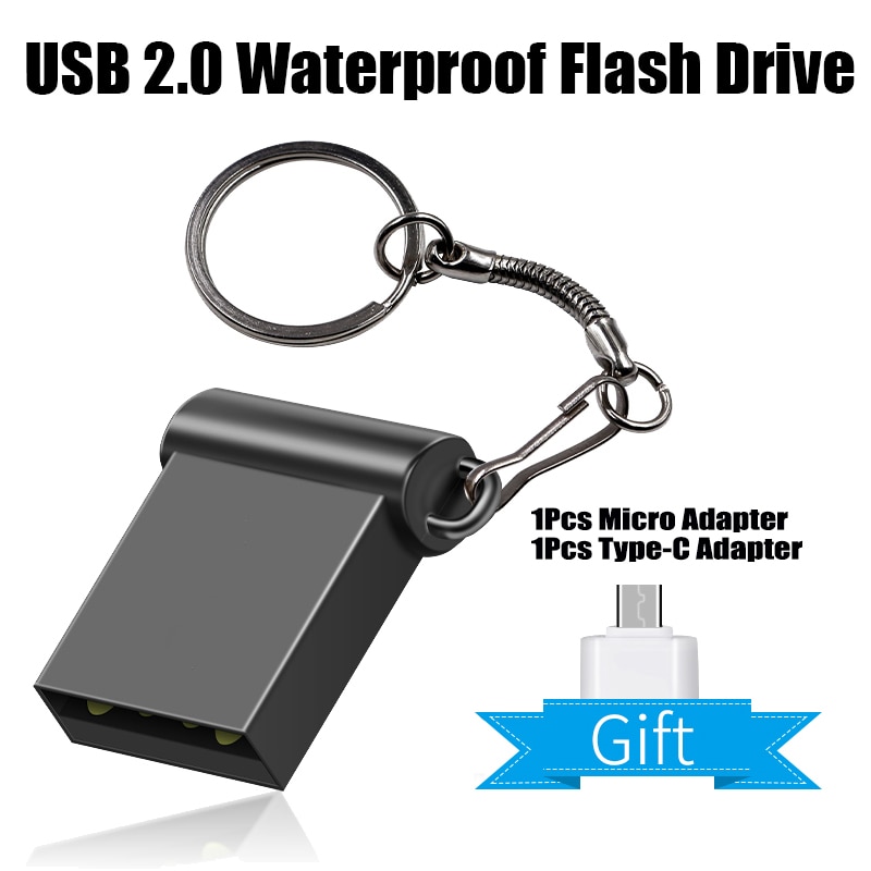 USB 2.0 Super Mini USB Flash Drive 32GB 16GB 8GB 4GB OTG Type C Flash Drive draagbare 256GB Memory Stick Pendrive Flash Disk