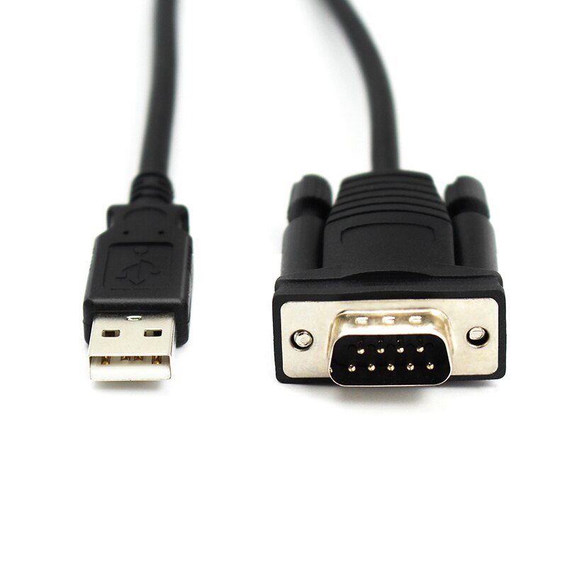 USB to RS232 DB 9-Pin Male Cable Adapter Converter Supports Win 7 8 10 Pro System