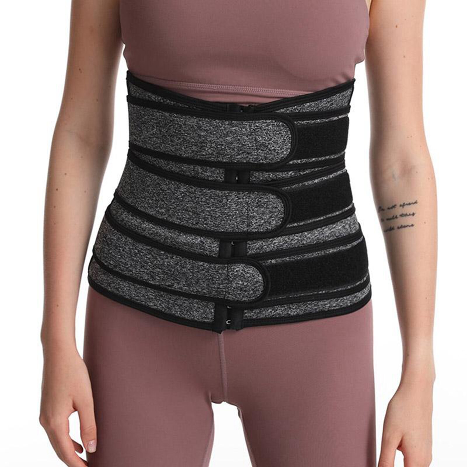 Womens Taille Trainer Corset Trimmer Riem Taille Cincher Body Shaper Sport Gordel Riem: Gray XXXL