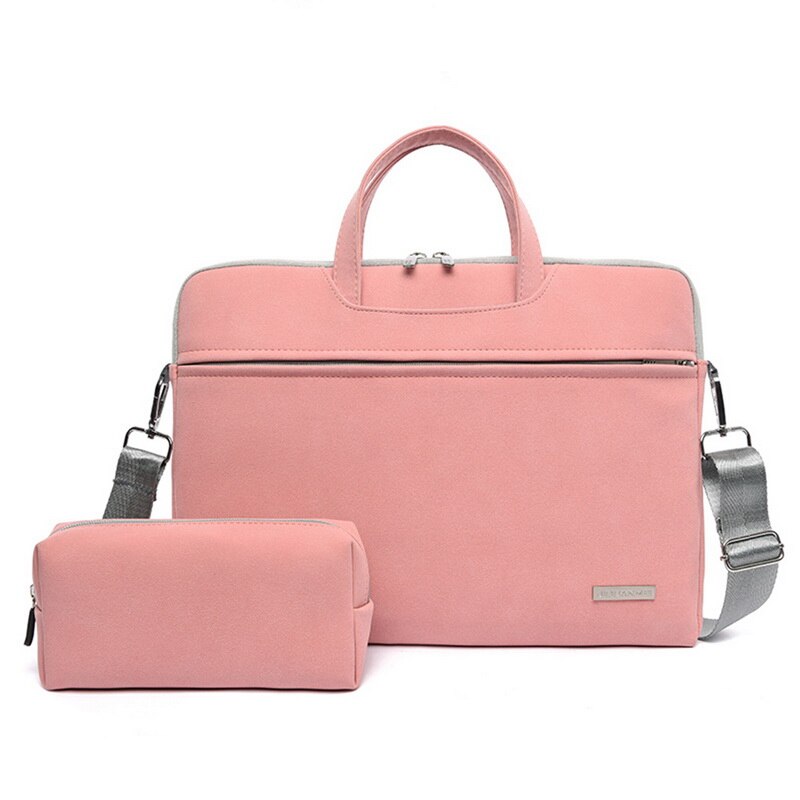 Maletín grande de oficina para Mujer, maletín portátil, 13,3, 14, 15,6 pulgadas, para portátil, negocios, BOLSA DE TRABAJO: pink 13.3 inch