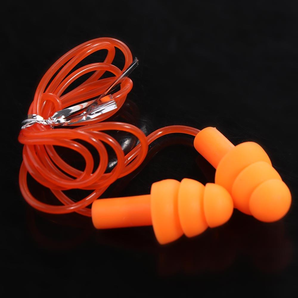 Zwemmen Accessoires Slaap Oordopjes Gehoor Voor Volwassen Zwemmen Zwemmen Oordoppen Siliconen Oordoppen Neus Clip Oordopjes met Touw