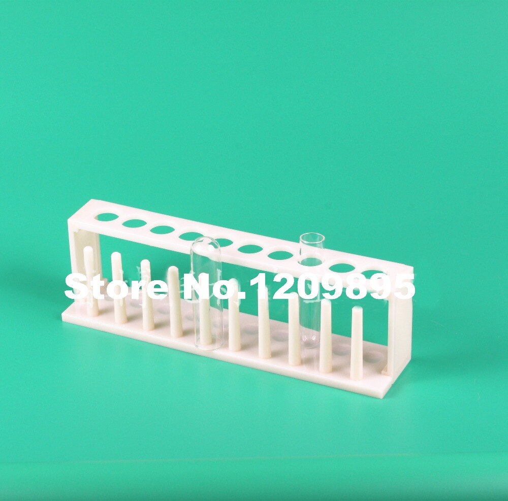 2pcs/lot plastic test tube stand Test Tube Peg Racks 6 8 10 12 holes can be chosen matched dia 20mm