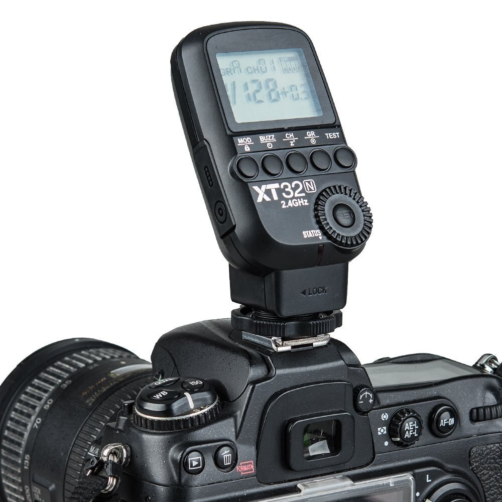Godox XT32 XT32N 2.4G Wireless 1/8000s High-speed sync Flash Trigger for Godox X System Flash XTR-16 XTR-16S for Nikon DSLR