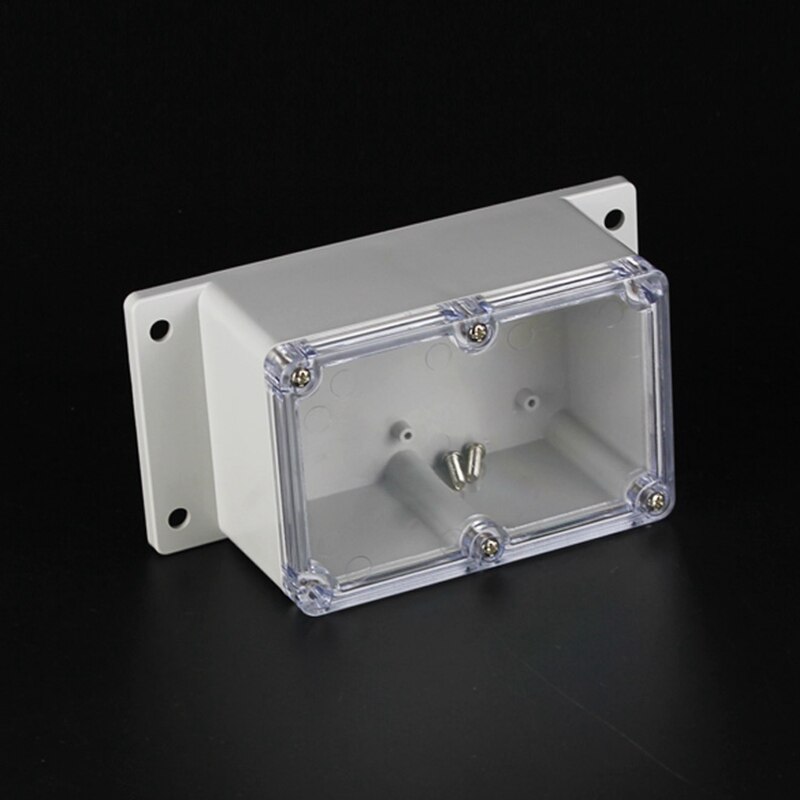 120x81x65mm ABS Plastic IP65 Waterproof Wire Junction Box Clear Outdoor Case Transparent Connector Project Box Mounted Enclosure