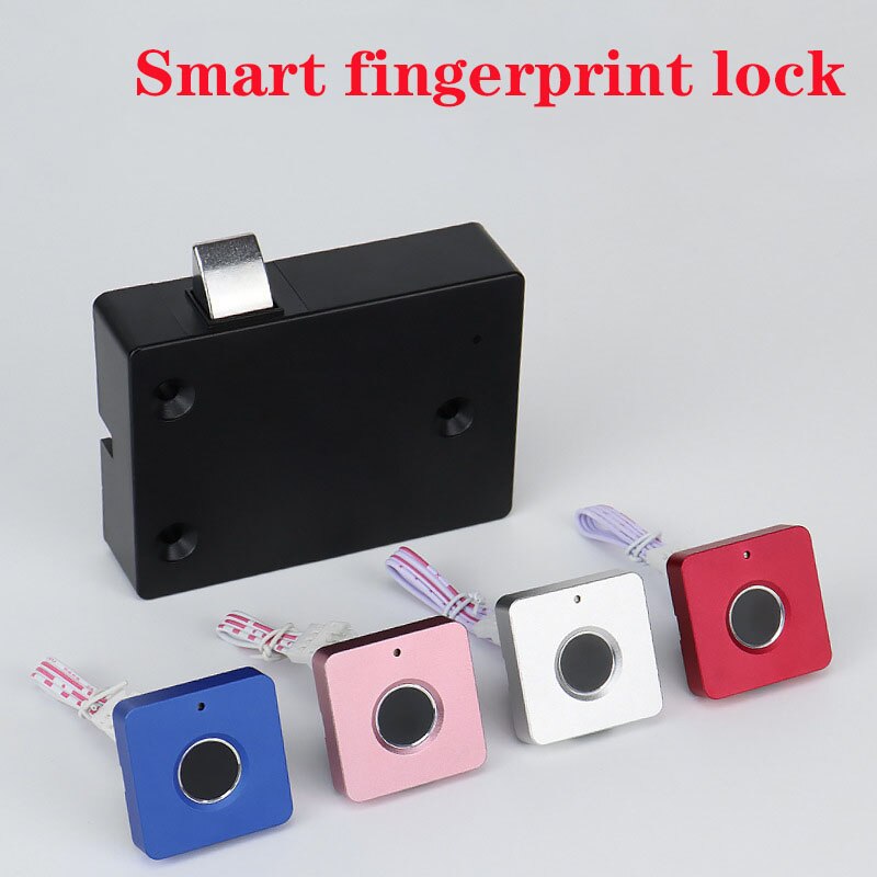 USB Charging Smart Fingerprint lock Drawer Lock Furniture Cabinet Lock USB Charging Electronic Lock Unlock 20 Fingerprints