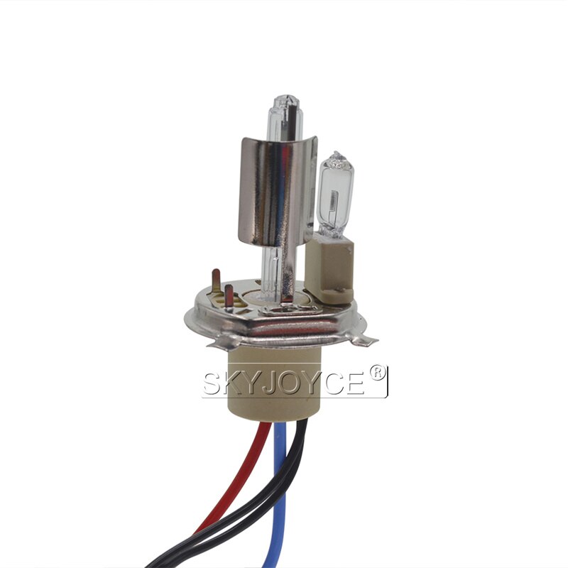 SKYJOYCE 12V 55W H4-2 HID Headlight Bulb With Halogen Lamp 35W H4H H4L Ceramics Metal Base Xenon Bulbs 4300K 6000K Car Lights