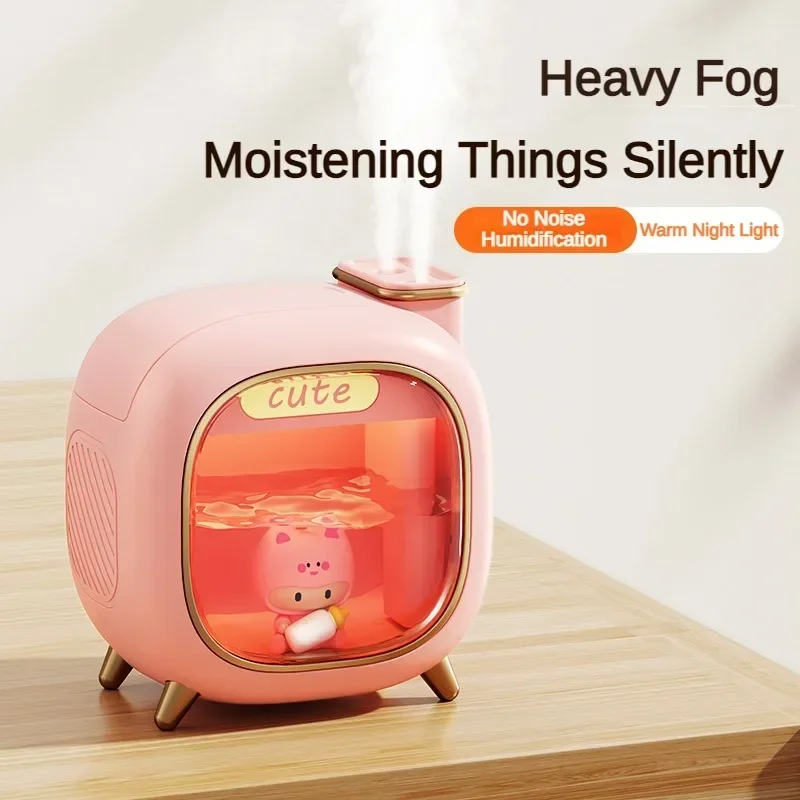 500ML Mini Aromatherapy Humidifier Portable Car Air Humidifier Essential Oil Diffuser USB Air Humidifier for Car Home Travel