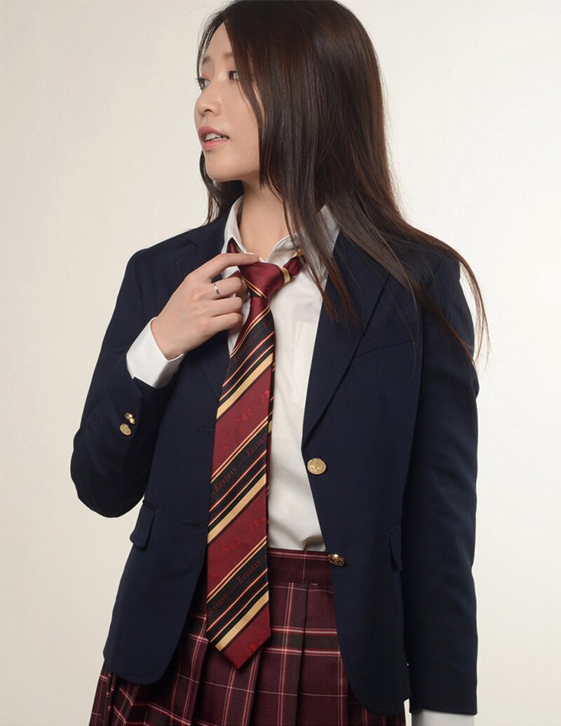 Neue 7CM Gestreiften Krawatten Für Frauen &amp; Männer Business Arbeit Krawatte Casual Student Neck krawatte Mit Box