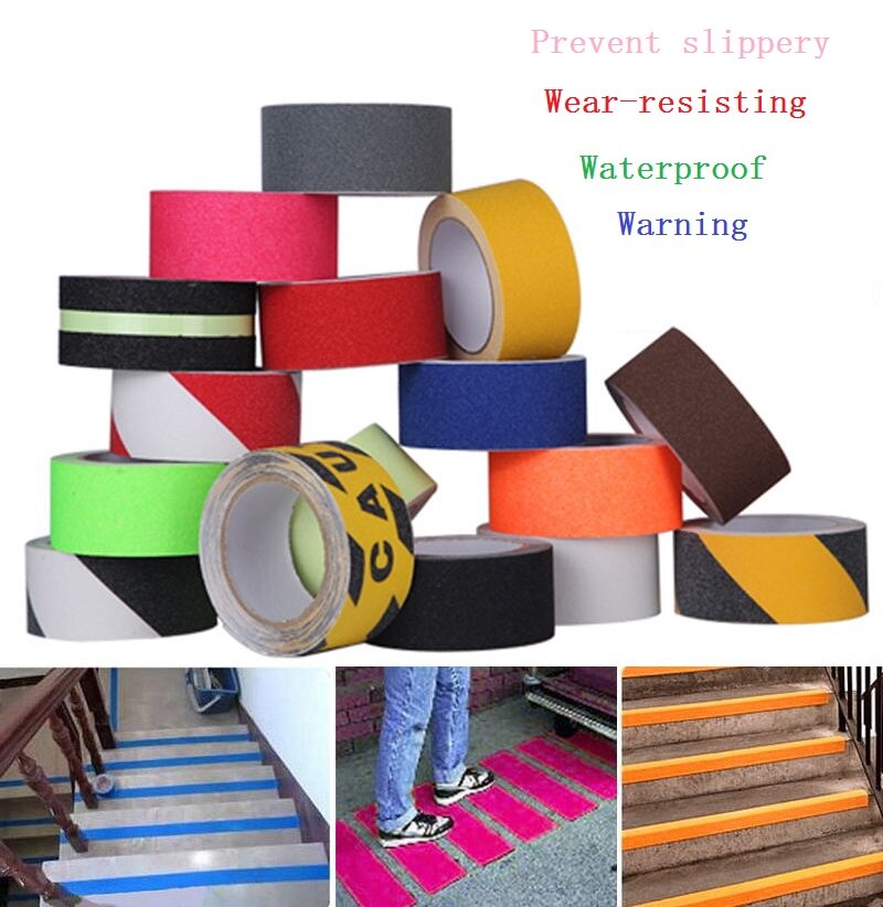 5cm*5meters Anti-slip tape PVC self-adhesive wear-resisting stair steps Grind arenaceous prevent slippery adhesive tape