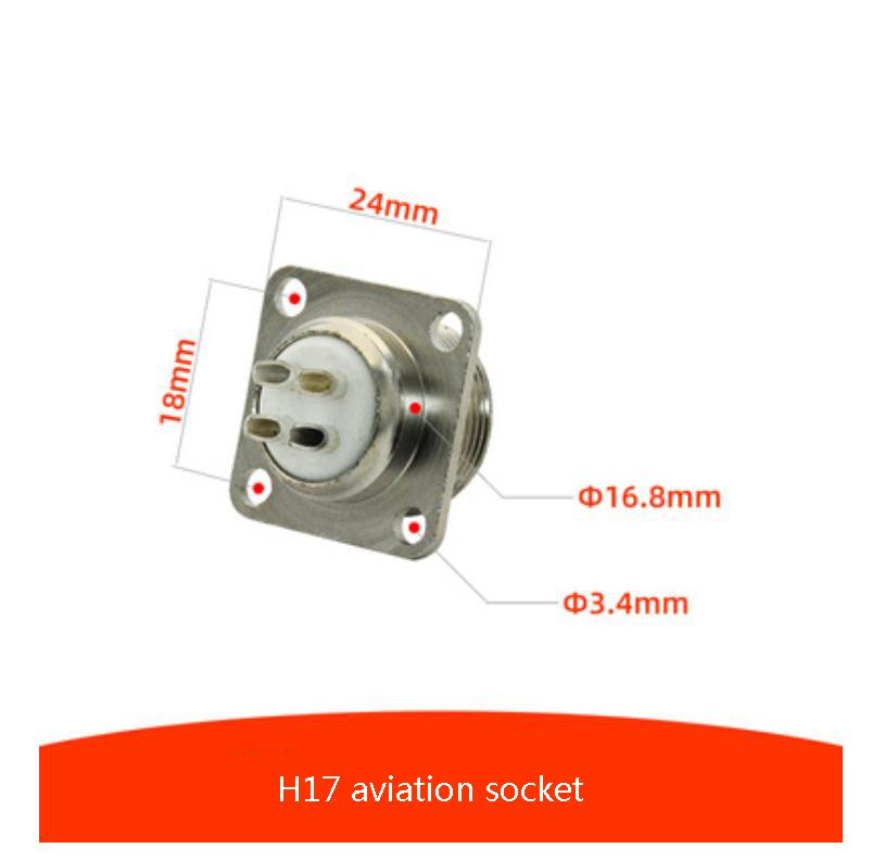 1pc H20 Engraving Machine Spindle Motor Plug Four Core Spindle Ceramics Aviation Socket: 5