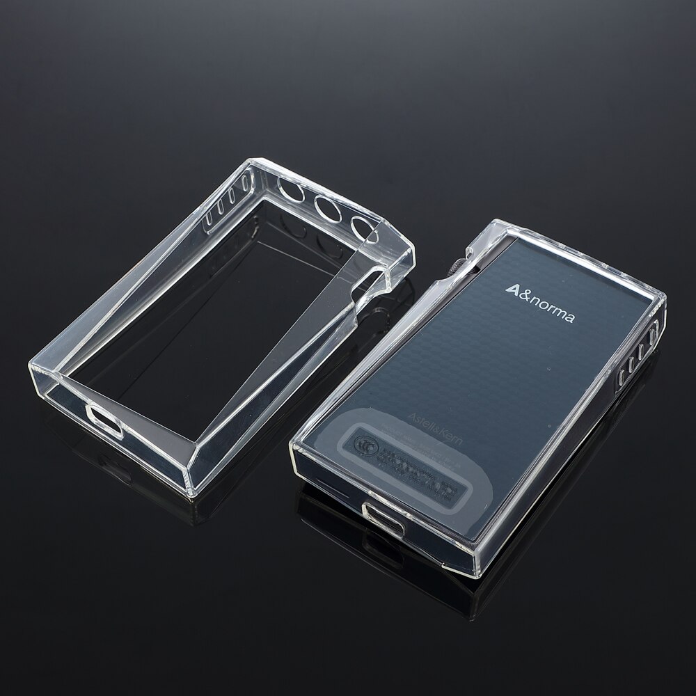 Housse de protection en TPU souple pour iRiver Astell &amp; Kern A &amp; norma SR25 MKII, avec protecteur d&#39;écran avant et arrière en verre trempé: Clear case