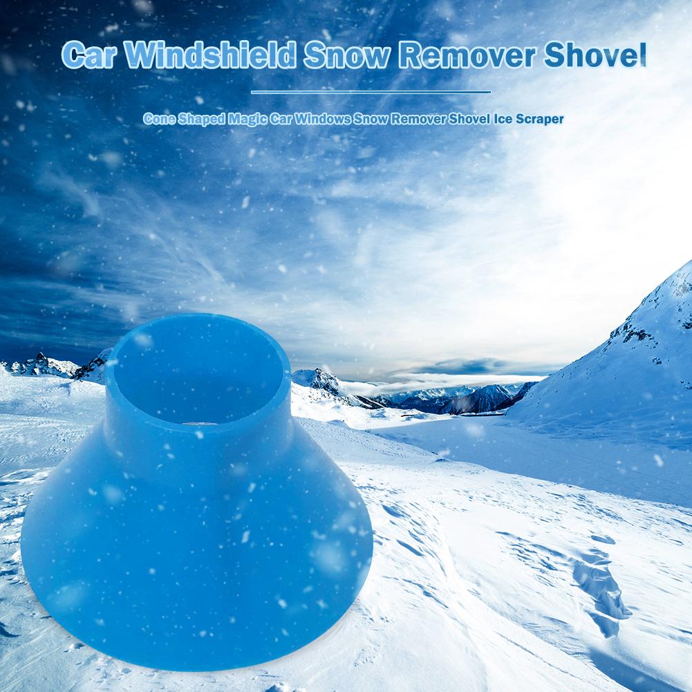 Auto Car Magic Snow Remover Ice Scraper Window Windshield Oil Funnel Shovel Window Scrapers Cone Deicing cone ice scraper