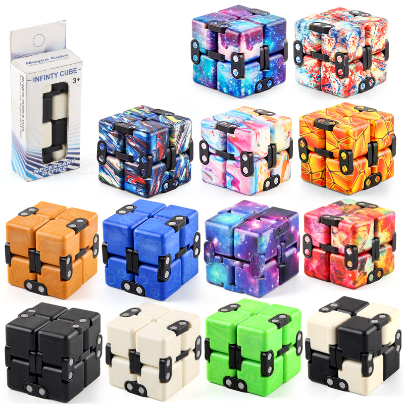 Autismus Anti Stress Relief Kreative Unendliche Magie Cube Büro Flip Cubic Puzzle Sensorischen Stress Relief Kühle Gadget Zappeln Spielzeug