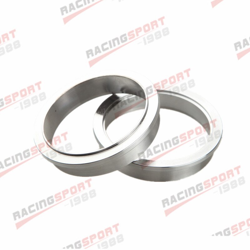 2.75" Self Aligning Male/Female V-Band Vband Clamp CNC Mild Steel Flange Kit