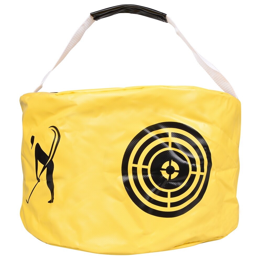 Bolsa de impacto de Golf, bolsa para golpear, Ayuda de entrenamiento de Swing, bolsa de entrenamiento de Swing de impacto, práctica de Swing de Golf: YELLOW