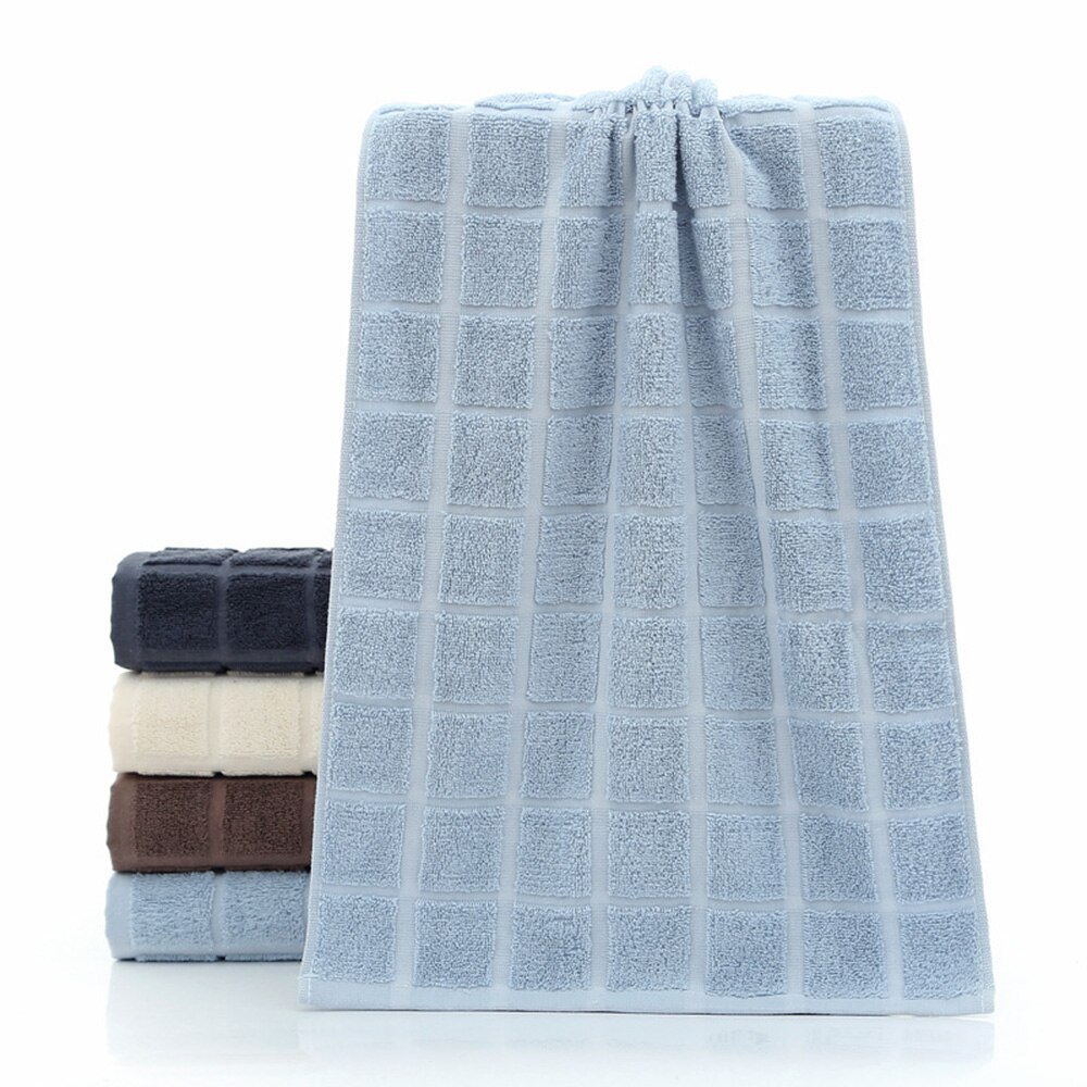Badhanddoeken dikke katoenen handdoekenset gezichtshanddoeken badhanddoek voor volwassenen washandjes hoog absorptie badkamer zandstrand handdoek pak: Hemelsblauw
