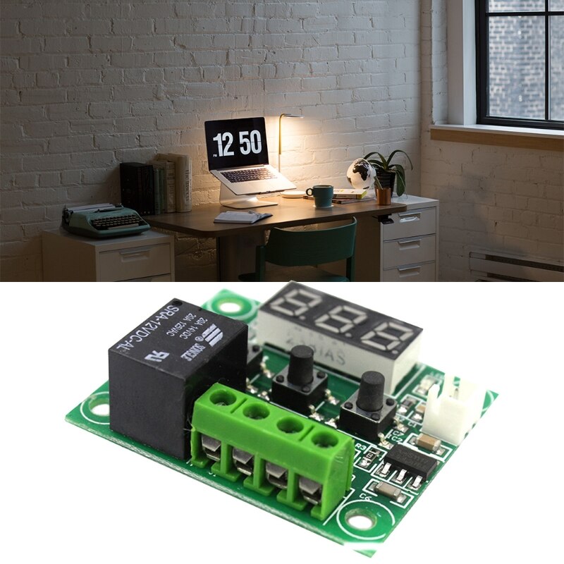 High-precision Temperature Controller Display Digital Thermostat Sensor Temperature Control Modules 0.28 inch Display