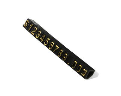 360 würfel Weiß Auf Schwarz Einstellbar Preis Anzeige Tag Label Einzelhandel Shop Digit Cube Stick Für Kleidung Schmuck Preis display: 1