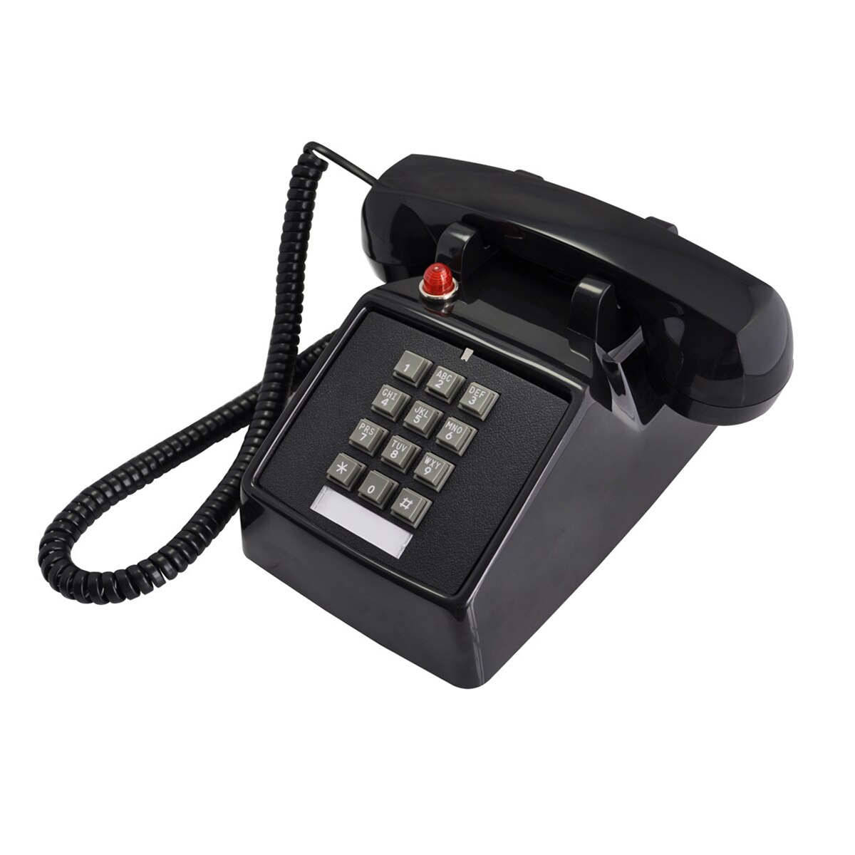 Zwarte Antieke Telefoon Vaste Retro Thuis Telefoons Oude Mode Keramische Vaste Telefoon Vintage Telefoons Voor Thuis Office Decor: Black Telephone