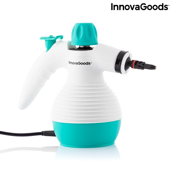 Steany InnovaGoods – cuiseur vapeur multifonction 9 en 1, avec accessoires, 0,35 L, 3 bars, 1000W