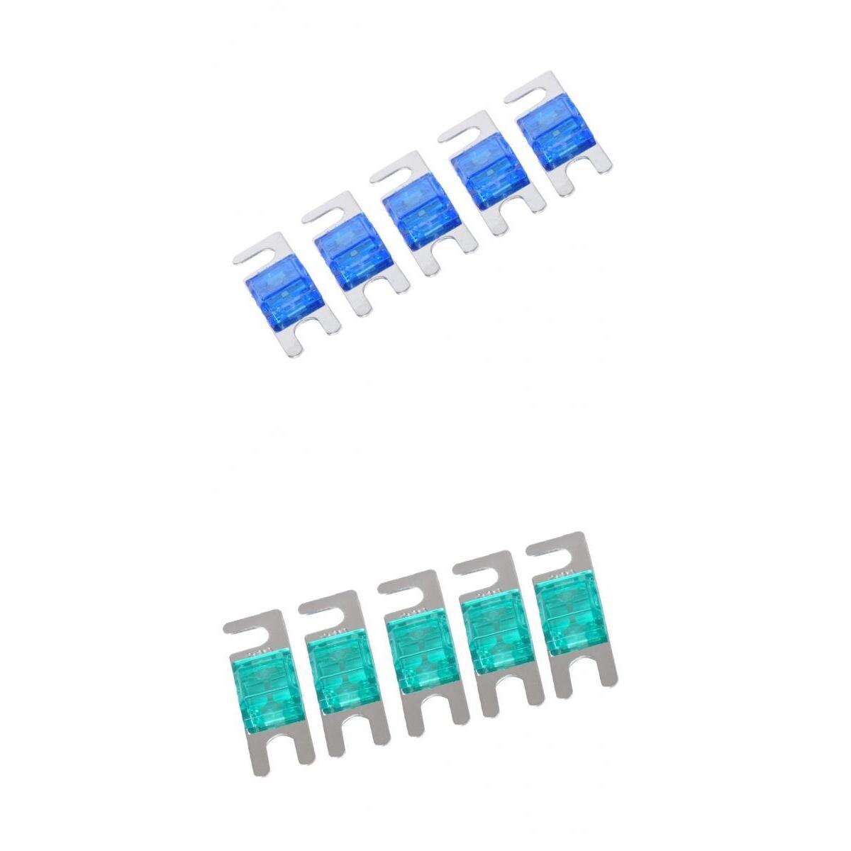 10pcs 60A+30A Car Audio Mini ANL Fuse Power Wire Connection Parts