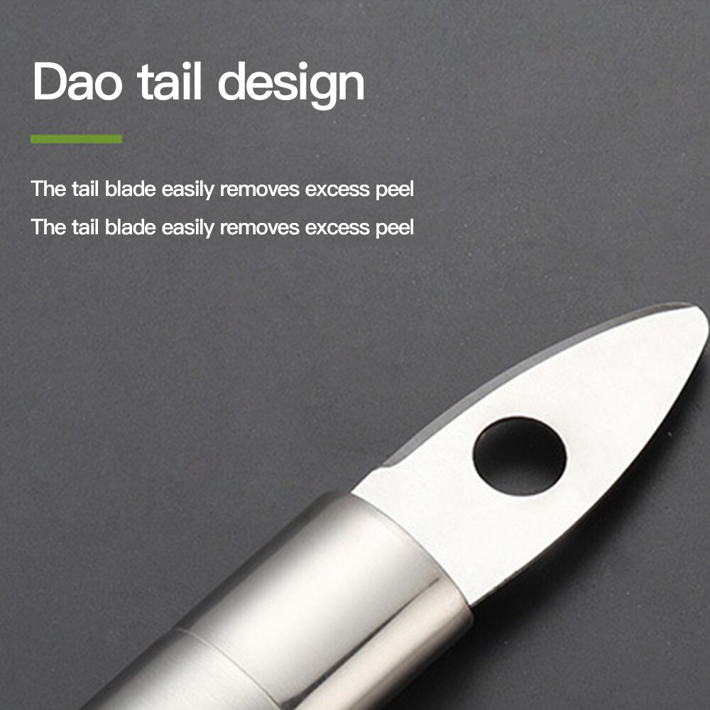 Rustfrit stål grapefrugtkniv langt skaft let at åbne grapefrugtskærekniv takkede kanter frugtknivskærer køkkenværktøj