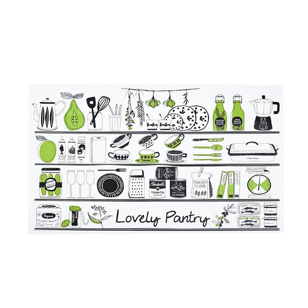Kichen Accessories Sticker Thicker Aluminum Foil Kitchen Cupboard Sticker Waterproof Selfadhesive Wallpaper Food Cover