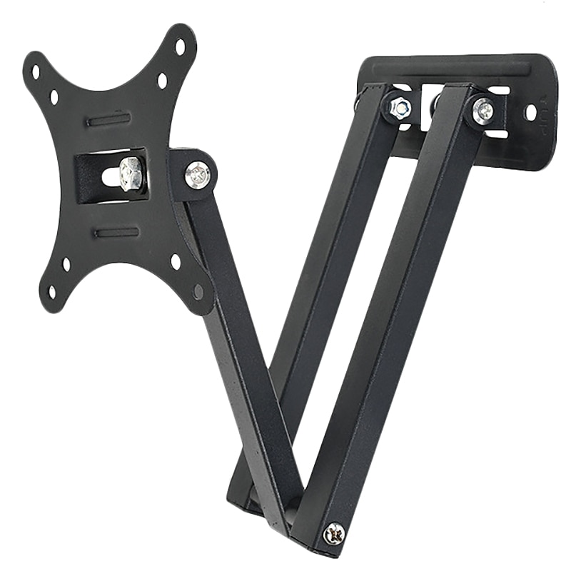 Universal 15Kg Adjustable Flat Panel Frame Tv Wall Mount Bracket Support 10 Degrees Tilt For 10-26 Inch Lcd Led Monitor: Default Title