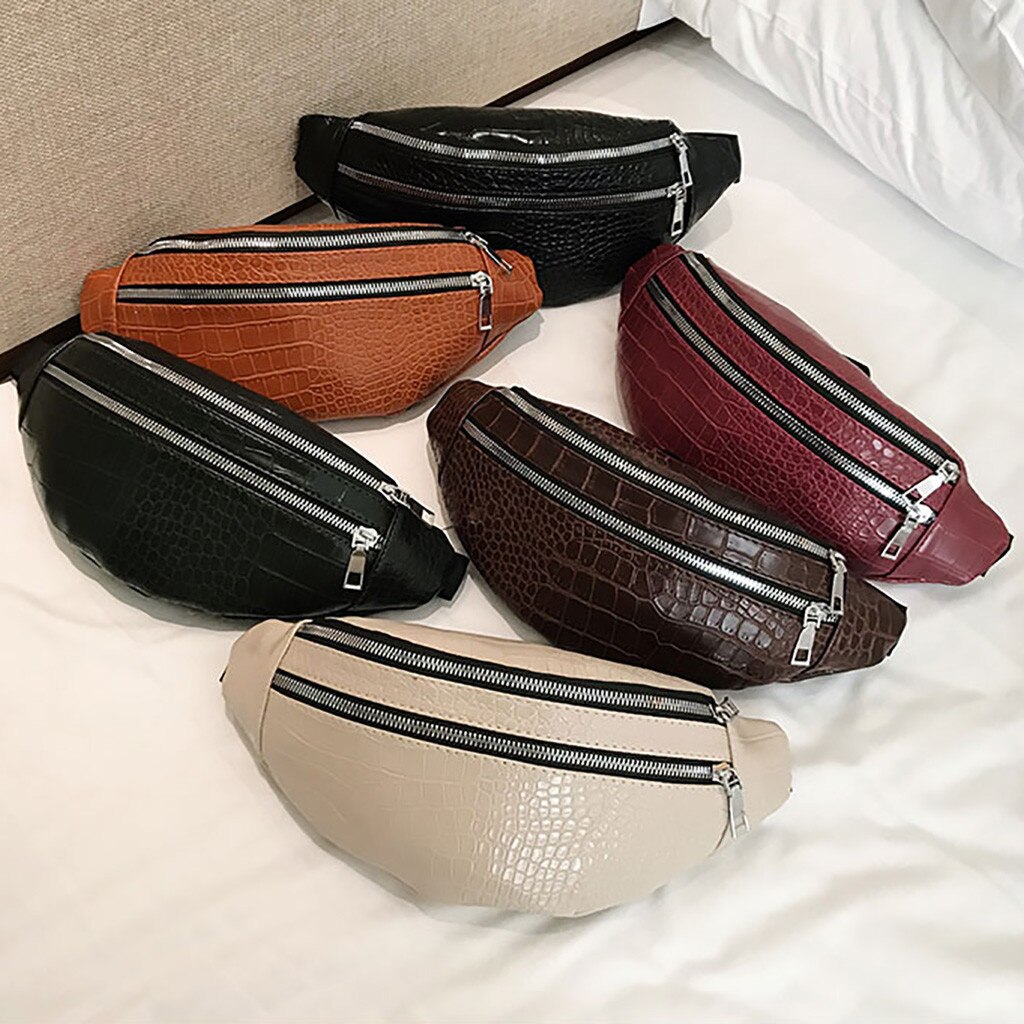 Vrouwen Mode Sport Taille Zak Zak Enkele Schoudertas Schuin Tas Многофункциональная Сумка Сумка Кожаная Женская
