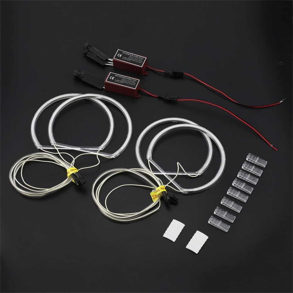 Professionele Non-Hid Halogeen Koplamp Led Ccfl Angel Eyes Halo Rings Kit Voor Bmw E46 3 Serie auto Accessoires