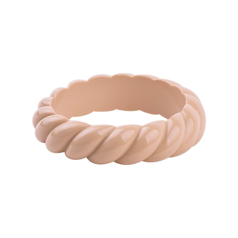 Guanlong 2017 nova resina parafuso pulseira europeu americano moda senhoras pulseiras bijoux: color-6